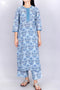 Mulmul Cotton Kurta In Floral Print